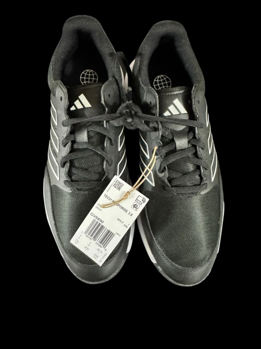 adidas Black and White Men's Golf  Shoes NWT